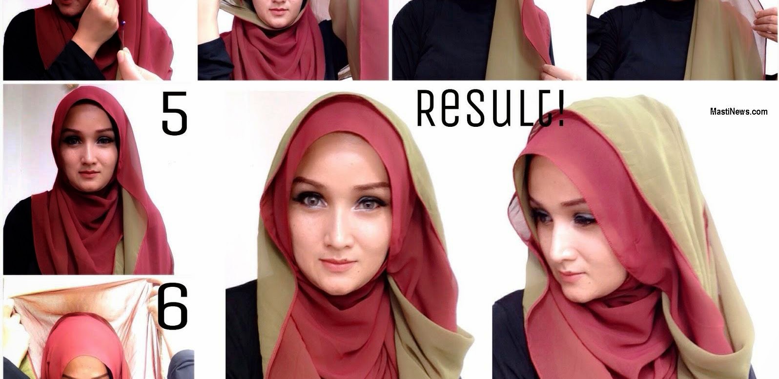 24 Gambar Terbaru Tutorial Hijab Zig Zag Gratis Tutorial Hijab