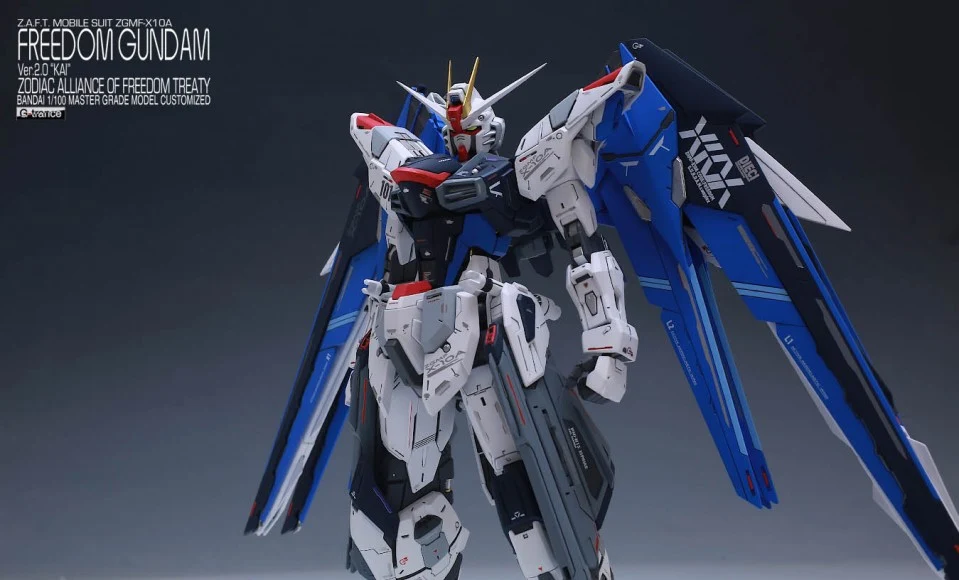 Custom Build: MG 1/100 Freedom Gundam Ver. 2.0 "KAI" by g_trans8