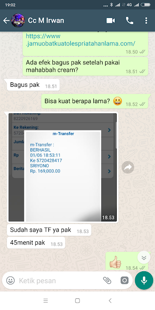 Daftar jamu kuat perkasa khusus untuk laki laki yang aman dan sudah teregristasi resmi di BPOM 