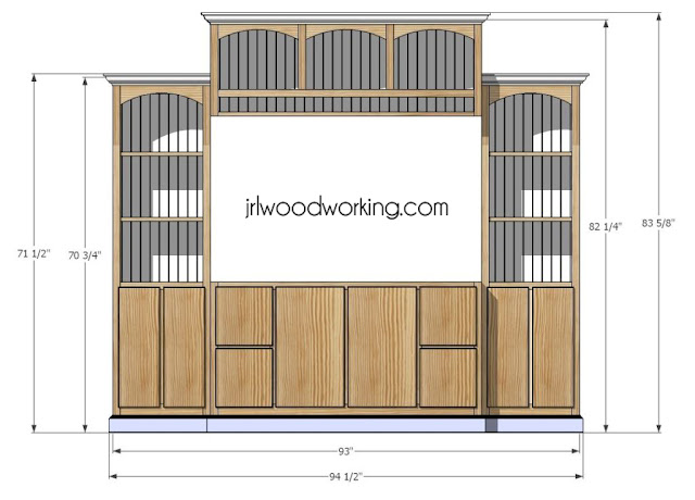 woodworking plans entertainment unit