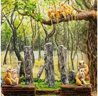 Paysage et macaques Sri Lankais - Shashi Fonseka de The Cake Craze