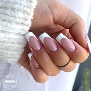 classic french nails