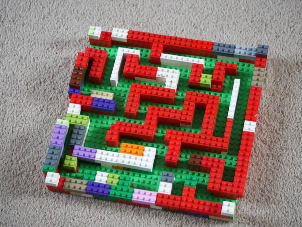 Funnel Vision Lego Maze - fgteev duddy roblox character fgteev coloring pages