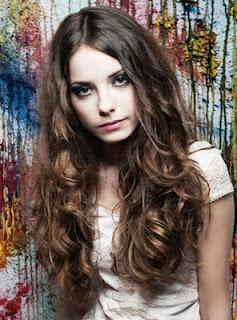 Formal long wavy hairstyles 2013