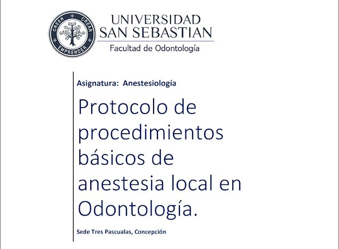 PDF: Protocolo de procedimientos básicos de anestesia local en Odontología