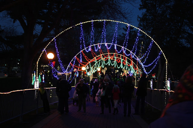 Naper Lights is a jubilant walk through light display in Naperville, IL.