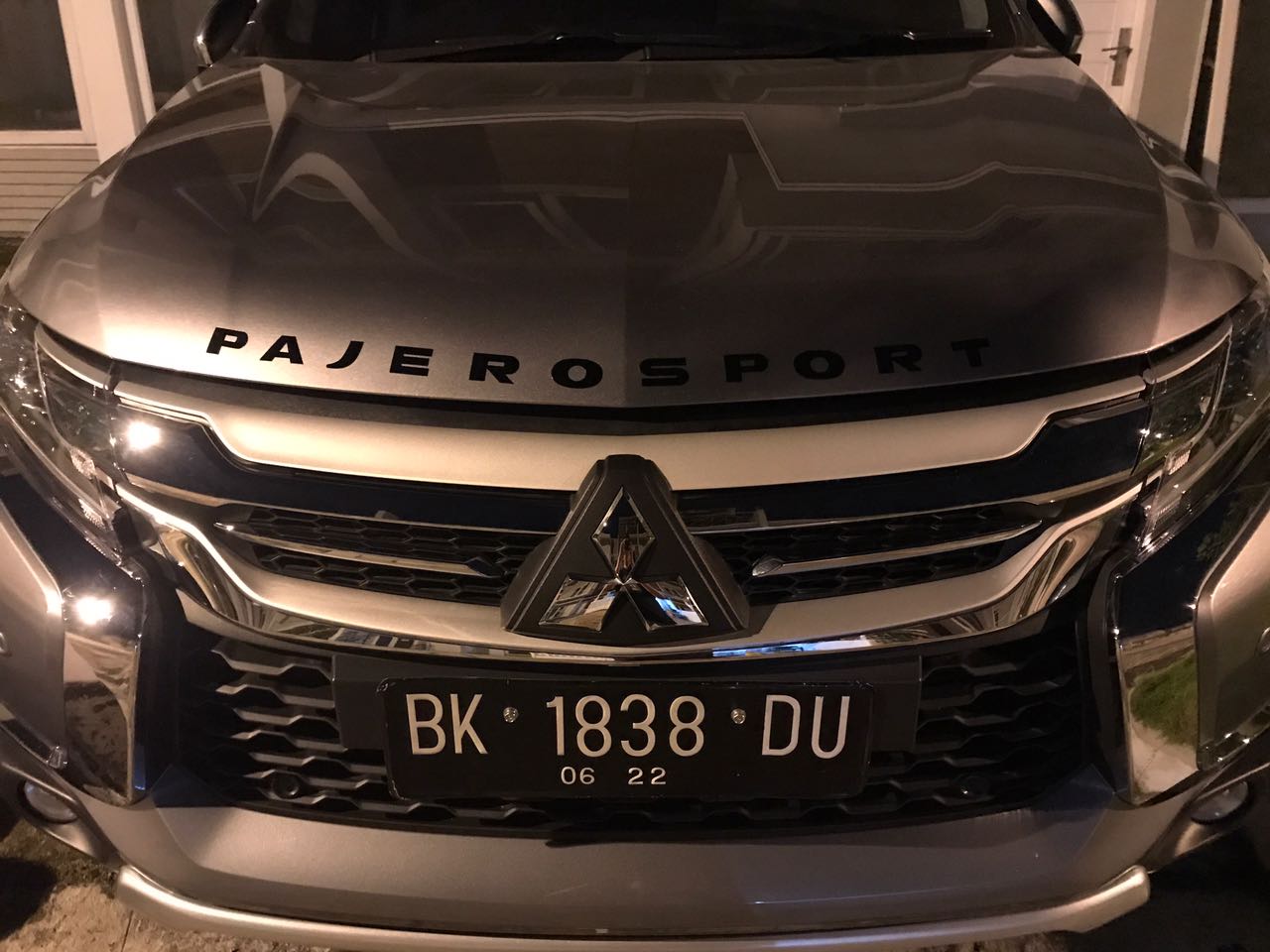 Stiker Mobil Kap Mesin All New Pajero Sport Hood Sticker IdHostigo