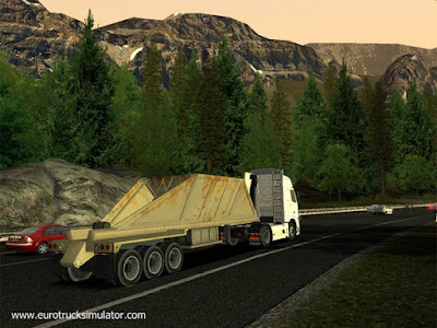 歐洲卡車模擬(Euro Truck Simulator)，3D擬真大卡車競速遊戲！