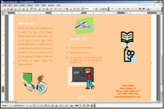 Brochure Microsoft Word8