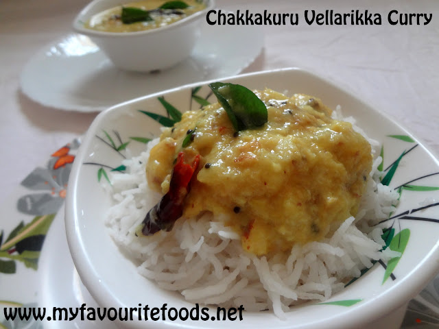 Cakkakuru vellarikka Curry