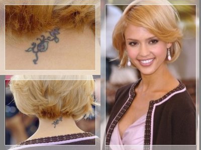 Jessica Albas tattoo