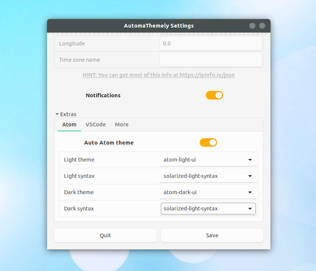 AutomaThemely Atom VSCode