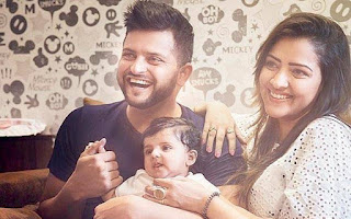 Suresh Raina And Wife Priyanka Chaudhary 