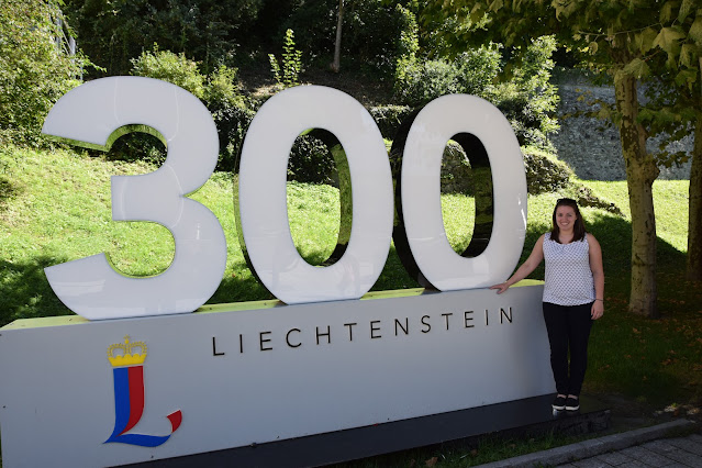 Liechtenstein 300 monument; trip to Vaduz, Liechtenstein