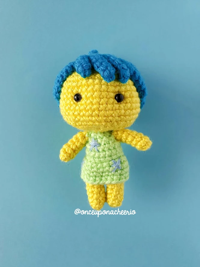 Joy Amigurumi Doll Crochet Pattern from Pixar's Inside Out