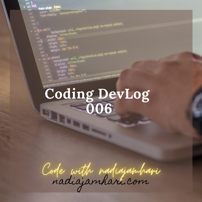 Journal: FYP-DevLog 010: Coding DevLog-006