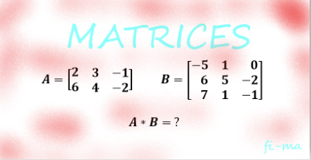 MULTIPLICACIÓN DE MATRICES