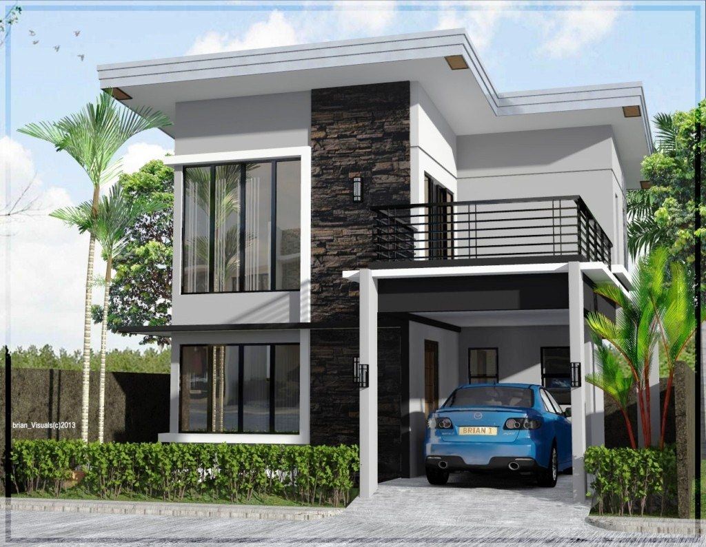 64 Desain Rumah Minimalis 2 Lantai Dengan Balkon Desain Rumah