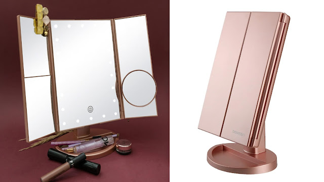 Portable Mirror With Light