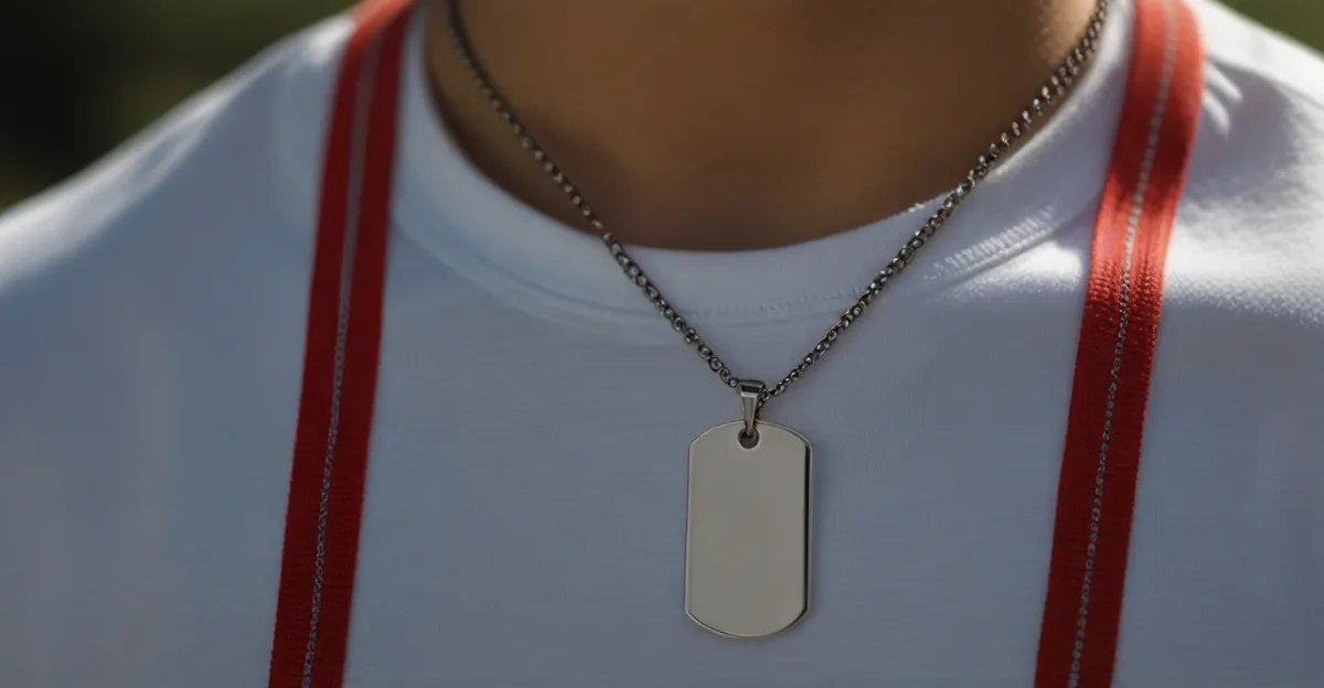_a_boy_wearing_the_classic_dog_tag_pendant_jewelry