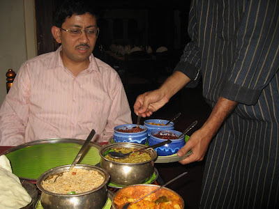 Being Served at Annalakshmi