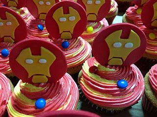 Cupcakes Iron Man, parte 2