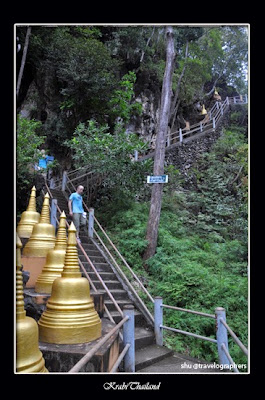 krabi, tiger caves, wat tham sua, karst, temple, thailand, phuket, asean, asia, south east asia, backpacking, travel