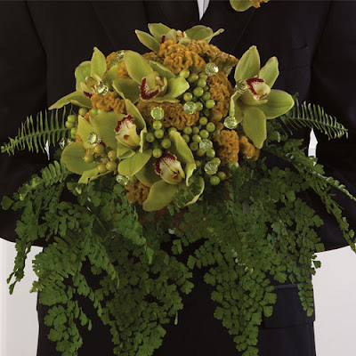 Green Orchid Bridal Bouquet