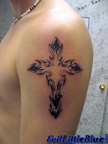 Best Cross Tattoos On Arm For Man