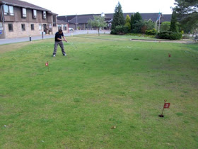 Mini Golf grass Putting at Bainland Country Park in Woodhall Spa