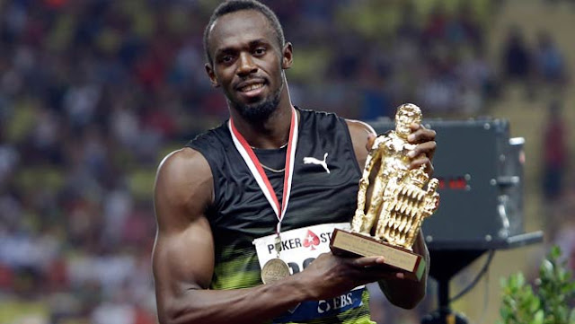 Bolt ganó su última carrera de los 100 m en la liga Diamante