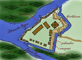 Map of Black Powder Era Fort King George
