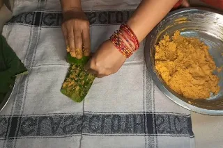 हिमाचली स्टाइल अरबी के पत्रोडे रेसिपी | Himachali style Patrode recipe in Hindi