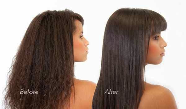 Resultados de usar una plancha para el cabello