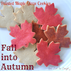 Painted Maple Glaze Cookies how to