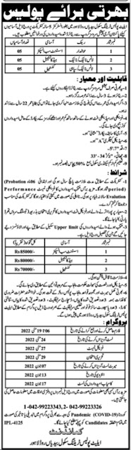 Latest Elite Police Training School as Instructor Lahore-Jobs-April-2022