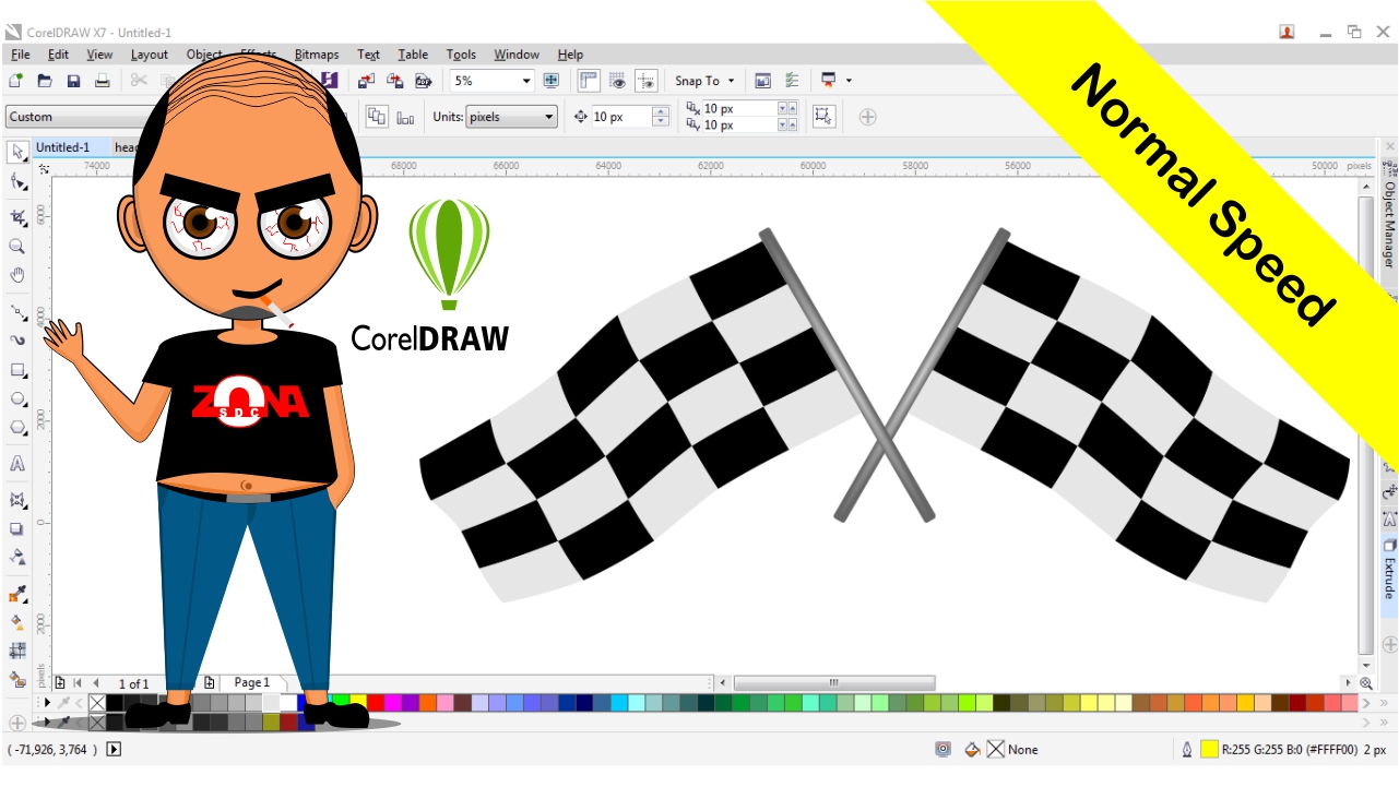 20 Desain  Spanduk Dengan  Corel Draw  X7 