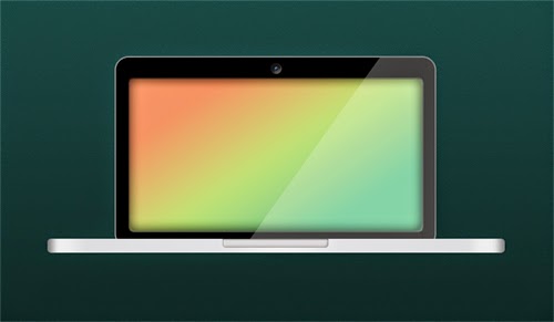 Designing a Open Laptop in Photoshop