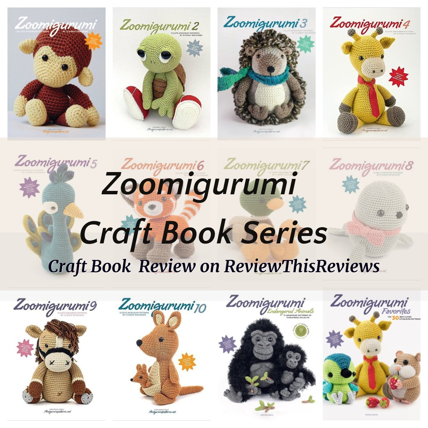 Zoomigurumi 9: 15 Cute Amigurumi Patterns by 12 Great Designers