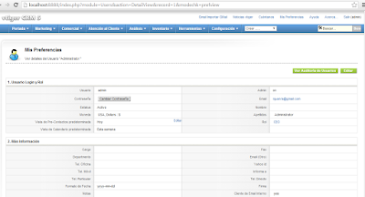 Instalación y Configuración de Vtiger CRM