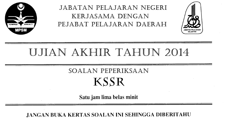 Contoh Soalan Rbt Tingkatan 2 2019 - Malacca f