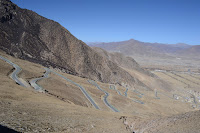 Bike trek to Buddhist temple in Tibet