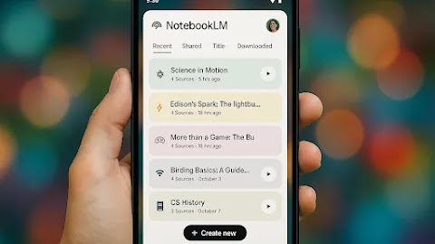 NotebookLM App Chega ao Android com o Google I/O 2025 
