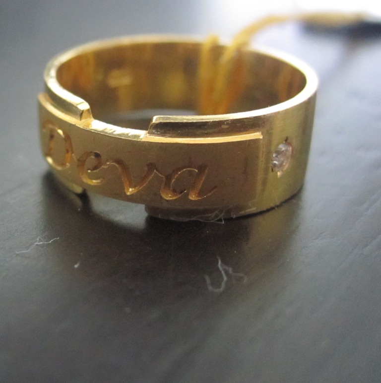 Name rings@Engagement rings