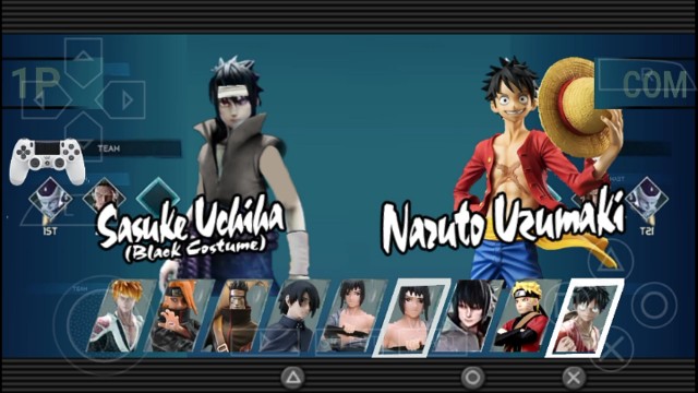 SAIU!! NOVO (MOD) JUMP FORCE NARUTO IMPACT PARA CELULARES ANDROID E PC (PPSSPP) HD 2019