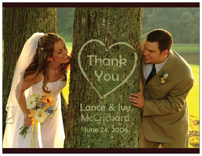 Personalised Thank You Cards