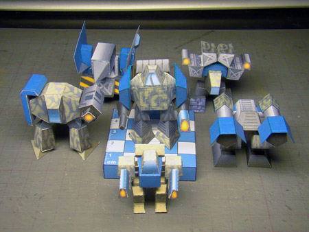 Arm Kbots Paper Toy