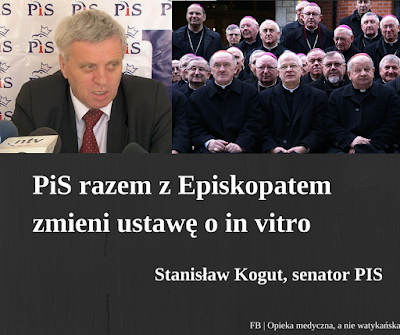 Kogut biskupi in vitro PiS