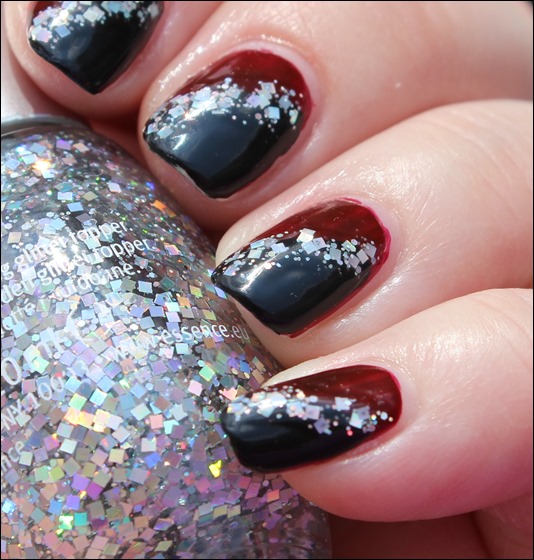 Bordeaux Glitter Nail Art 05