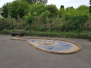 The Crazy Golf course at Promenade Park in Grange-over-Sands